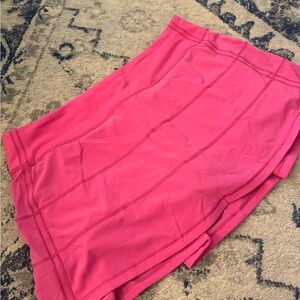 Lululemon Sonic Pink Pace Rival Skirt